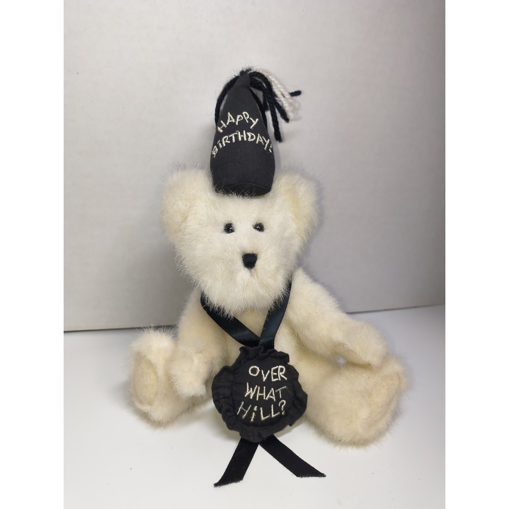 Boyds Bears Happy Birthday Over What Hill Stuffed Animal‎ Plush Teddy Funny Gift